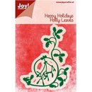 Joy! Cutting & Embossingschablone - Holly Leaves