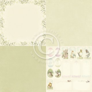 PIONdesign, Designpapier, Easter Greetings -  Lily of the Valley