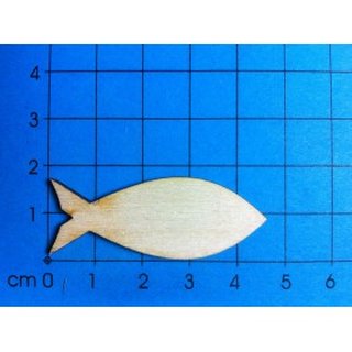 Petras Bastel-News, Fisch geschlossen 45 mm