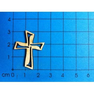 Petras Bastel-News, Kreuz mit Ausschnitt 30mm