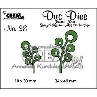 Crealies, Duo Dies  - no. 38 Blätter 6