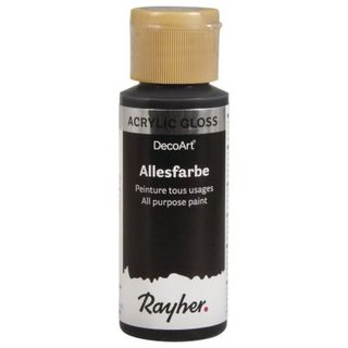 Rayher, Allesfarbe 59 ml, schwarz